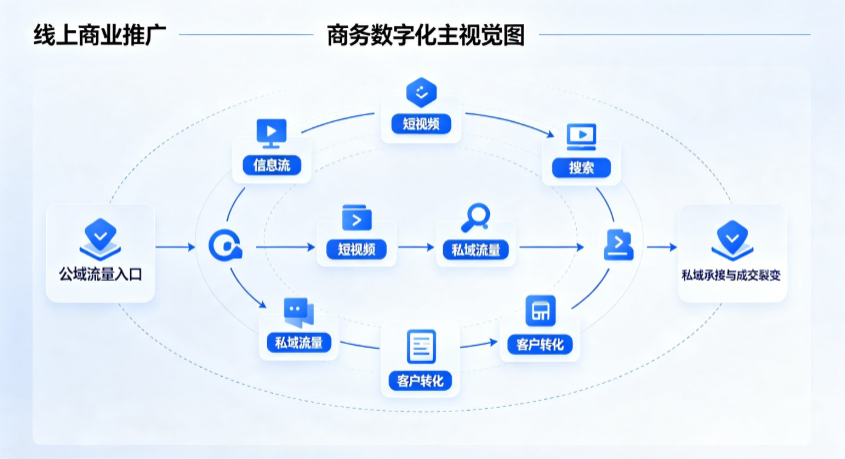 蔚县线上商业推广怎么做？全域流量闭环搭建与低成本转化实战指南